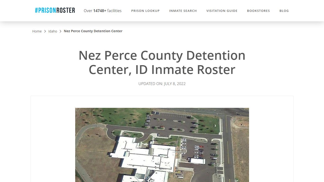 Nez Perce County Detention Center, ID Inmate Roster